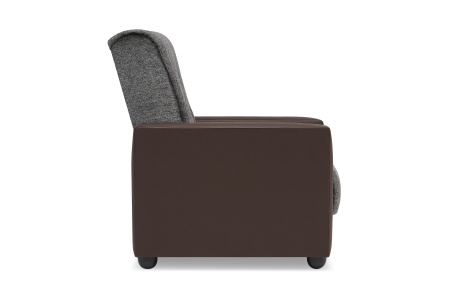Кресло Лондон рогожка серая